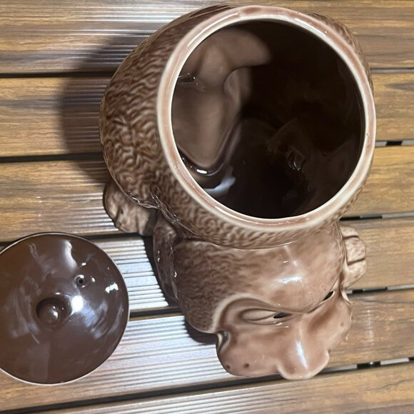 *Vintage McCoy Brown Hound Cookie Jar. Rare. - Picture 2 of 10